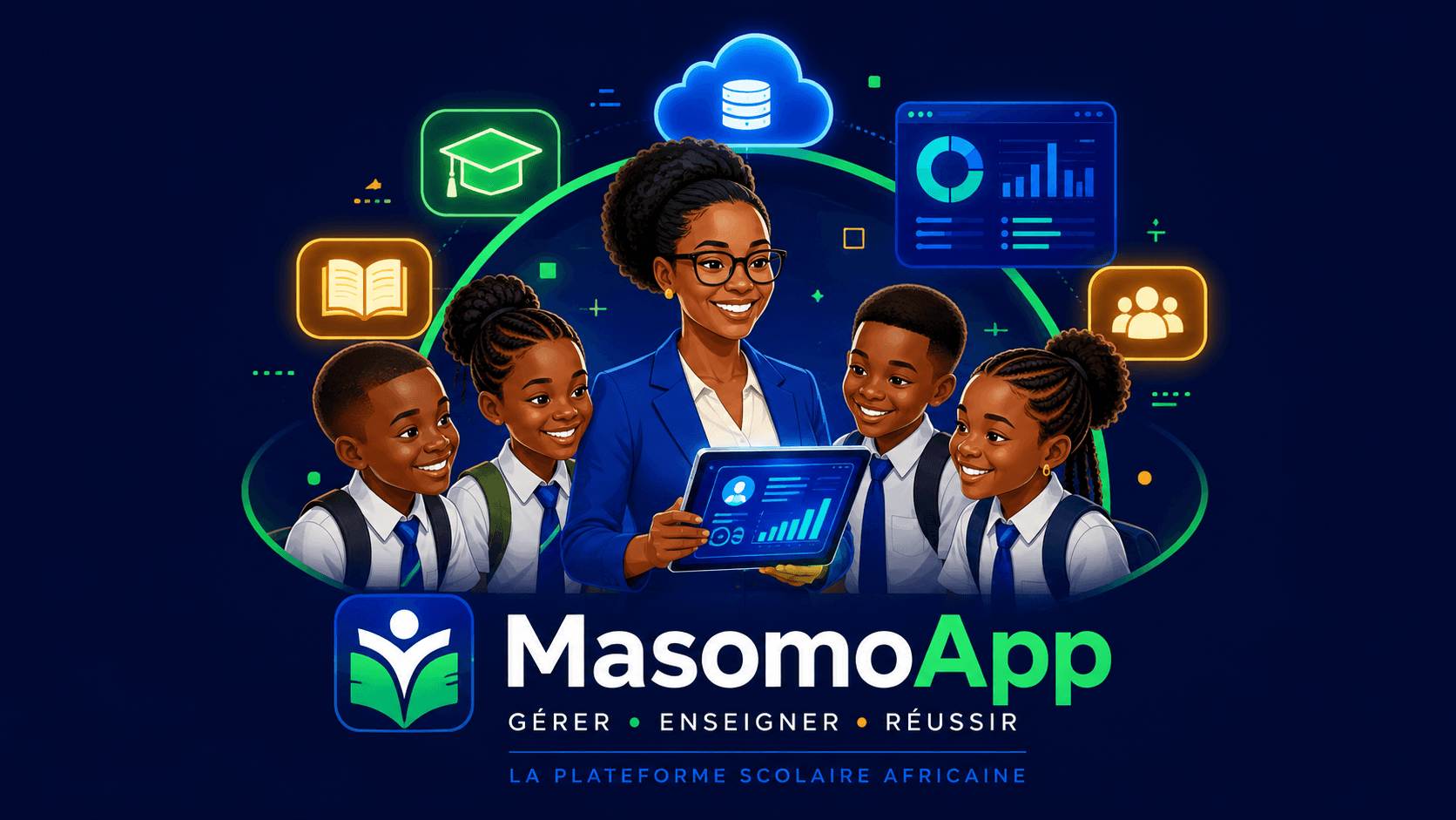 MasomoApp Dashboard Multi-Établissements